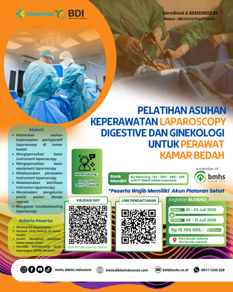 Pelatihan Asuhan Keperawatan Laparoscopy Digestive dan Ginekologi untuk Perawat Kamar Bedah